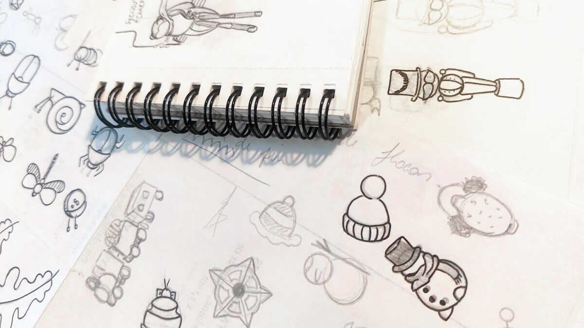 Croquis de décorations de Noël originales - My Dear Sapinou