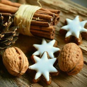étoiles cannelle biscuits de Noël ambiance festive